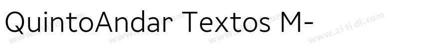QuintoAndar Textos M字体转换
